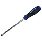 Faithfull FAISDF125 Soft Grip Screwdriver Flared Slotted Tip 6.5 x 125mm