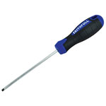 Faithfull FAISDP100 Soft Grip Screwdriver Parallel Slotted Tip 4.0 x 100mm