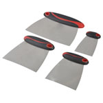 Faithfull FAISGFILLERS Stainless Steel Filler & Spreader Set, 4 Piece