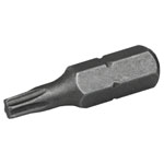 Faithfull 13006 Star S2 Grade Steel Screwdriver Bits TX40 x 25mm (Pack 3)