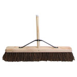 Faithfull FAIBRBAS24H Stiff Bassine Broom 600mm (24in) + Handle & Stay