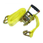 Faithfull FAITDTRUCK82 Ratchet Tie-Down 8m x 50mm Trucker Breaking Strain 4000kg