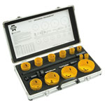 Faithfull FAIHSKU Universal Varipitch Holesaw Kit, 16 Piece 16-76mm