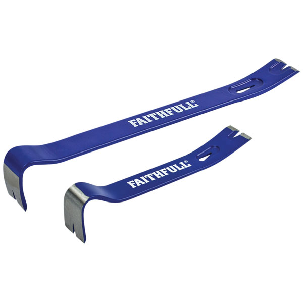 Faithfull FAIUBARS Utility Bars Twin Pack 175mm (7in) & 375mm (15in)