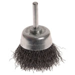 Faithfull 31050061300 Wire Brush Shaft Mounted 50mm x 20mm, 0.30mm Wire