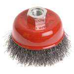 Faithfull 0106014130 Wire Cup Brush 60mm M14x2, 0.30mm Steel Wire