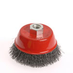 Faithfull 0110014430 Wire Cup Brush 100mm M14x2, 0.30mm Stainless Steel Wire