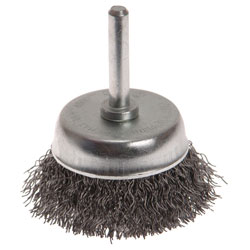 Faithfull 3105006130 Wire Cup Brush 50mm x 6mm Shank, 0.30mm Wire