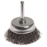 Faithfull 3105006130 Wire Cup Brush 50mm x 6mm Shank, 0.30mm Wire