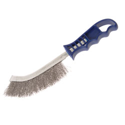 Faithfull 17430001 Wire Scratch Brush Stainless Steel Blue Handle