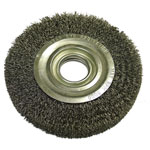 Faithfull 0315050130 Wire Wheel 150 x 23mm, 32mm Bore, 0.30mm Wire