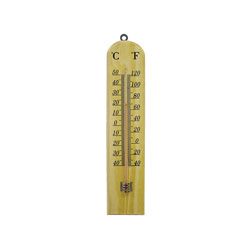 Faithfull FAITHWOODSM Wall Thermometer - Wood 260mm