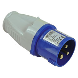 Faithfull Power Plus 10608 Blue Replacement Plug 16A