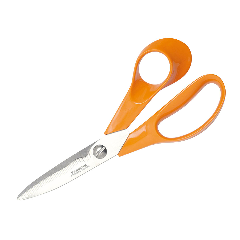 Fiskars Kitchen Scissors, Total Length: 18 cm, Quality Steel/Synthetic  Material, Classic, 1000819