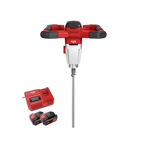 Flex Power Tools 470988 MXE 18.0EC/5.0 SET Cordless Mixer 18V 2 x 5