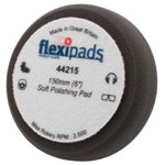 Flexipads World Class 44215 Black Polishing Foam 150mm x 50mm GRIP®