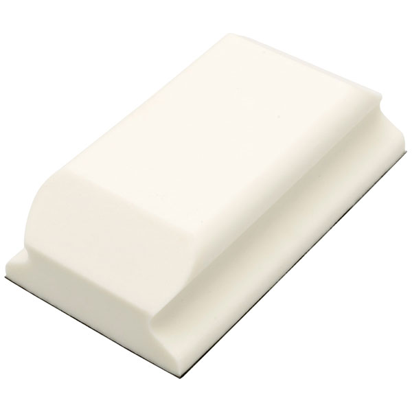 Flexipads World Class 93070 Hand Sanding Block Shaped White PUR GR...