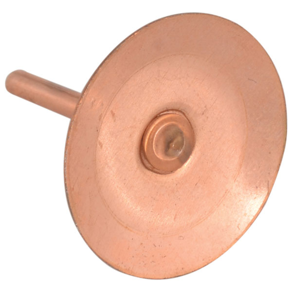  100DISCRIVC Copper Disc Rivets 20 x 20 x 1.5mm (Bag 100)