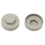 ForgeFix TFCC16GG TechFast Cover Cap Goosewing Grey 16mm (Pack 100)