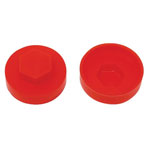ForgeFix TFCC16PR TechFast Cover Cap Poppy Red 16mm (Pack 100)
