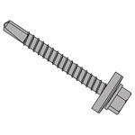 ForgeFix TechFast Roof Sheet to Steel Hex Screw&Washer No.3 Tip 5.5x100mm Box100