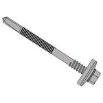 ForgeFix TechFast Composite Panel - Steel Hex Screw No5 19mm Washer 5.5x75mm 100