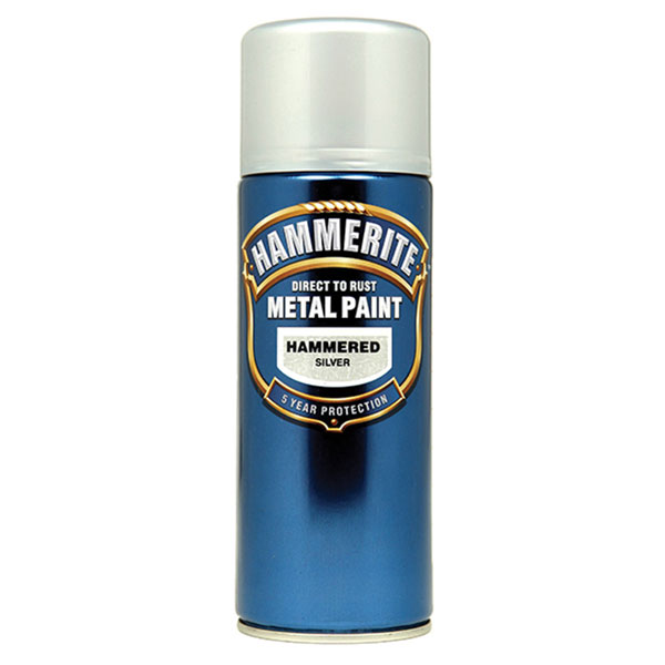  5084783 Direct to Rust Hammered Finish Aerosol Silver 400ml