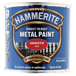 Hammerite 5084869 Direct to Rust Smooth Finish Metal Paint Red 250ml