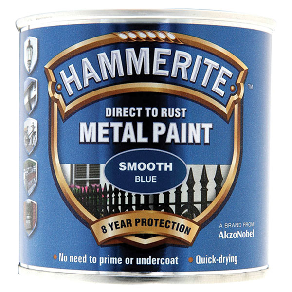  5084884 Direct to Rust Smooth Finish Metal Paint Blue 250ml