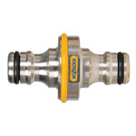Hozelock 2044P0000 2044 Pro Metal Double Male Connector 12.5mm (1/2in)