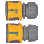Hozelock 2070 6025 2070 Soft Touch Hose End Connector (Pack 2)