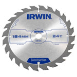 IRWIN® 1907699 Construction Circular Saw Blade 184 x 16mm x 24T ATB