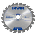 IRWIN® 1897210 General Purpose Table & Mitre Saw Blade 250 x 30mm x 24T ATB