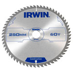 IRWIN® 1907700 General Purpose Table & Mitre Saw Blade 250 x 30mm x 60T ATB