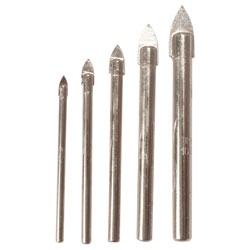 IRWIN® 10507912 Glass & Tile Drill Bit Set of 5