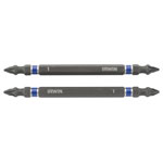IRWIN® 1923407 Impact Double-Ended Screwdriver Bits Pozi PZ1 100mm (Pack 2)