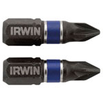 IRWIN® 1923352 Impact Screwdriver Bits Pozi PZ1 25mm (Pack 2)