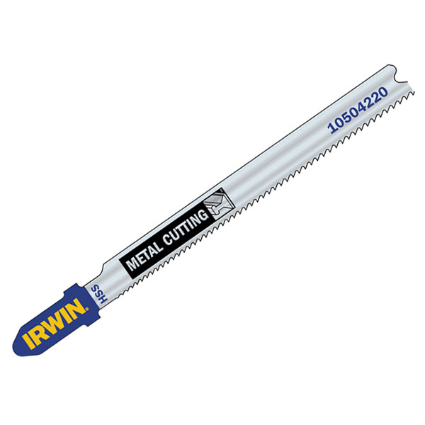 IRWIN® 10504233 Metal Cutting Jigsaw Blades Pack of 5 T123X