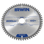 IRWIN® 1907774 Professional Aluminium Circular Saw Blade 200 x 30mm 60T TCG