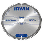 IRWIN® 1907779 Professional Aluminium Circular Saw Blade 250 x 30mm x 100T TCG