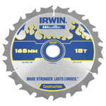 IRWIN® 1897392 Weldtec Cordless Circular Saw Blades 165 x 20mm x 18T ATB