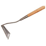 Kent & Stowe 70100037 Stainless Steel Long Handled 3-Edged Hoe, FSC®