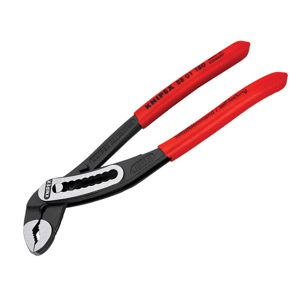 Click to view product details and reviews for Knipex 88 01 180 Sb Alligator® Water Pump Pliers Pvc Grip 180mm.