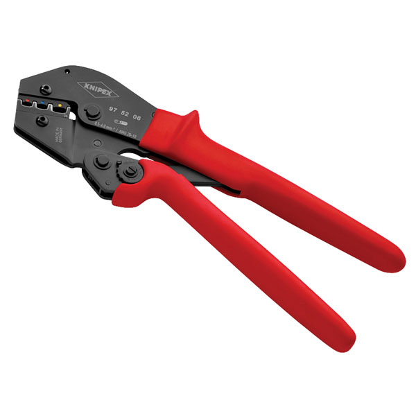 Knipex 97 52 06 SB Crimping Pliers - Insulated Terminals & Plug Co...