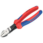 Knipex 74 02 180 SB High Leverage Diagonal Cutters Multi-Comp Grip 180mm (7in)
