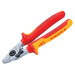 Knipex 95 26 165 SB VDE Cable Shears with Return Spring 165mm