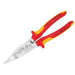 Knipex 13 86 200 SB VDE Multifunctional Installation Pliers 200mm