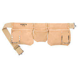 Kuny's AP1300 AP-1300 Carpenter's Apron 5 Pocket Suede Leather