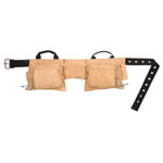 Kuny's AP-527X Heavy-Duty Leather Work Apron 12 Pocket