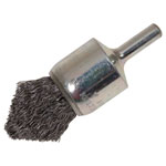 Lessmann 453.162 Pointed End Brush with Shank 23/68 x 25mm, 0.30 Steel Wire